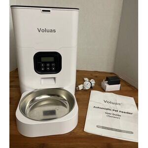 VOLUAS Automatic Cat Feeders Pet Food Dispenser for Dry Food Programmable 10 day